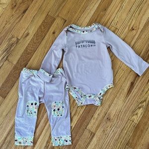 Patagonia capilene baselayer 6-12m set